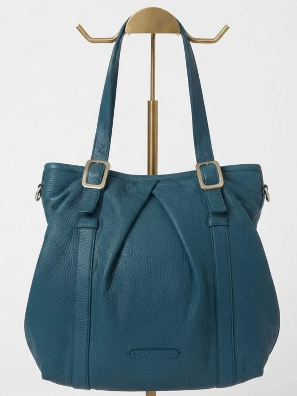 Cole Haan Teal Pebbled Leather Women’s Large Shoulder Bag
